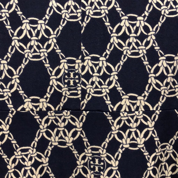 Tory Burch Nicola Navy Silk Dress xs - Picture 2 of 5
